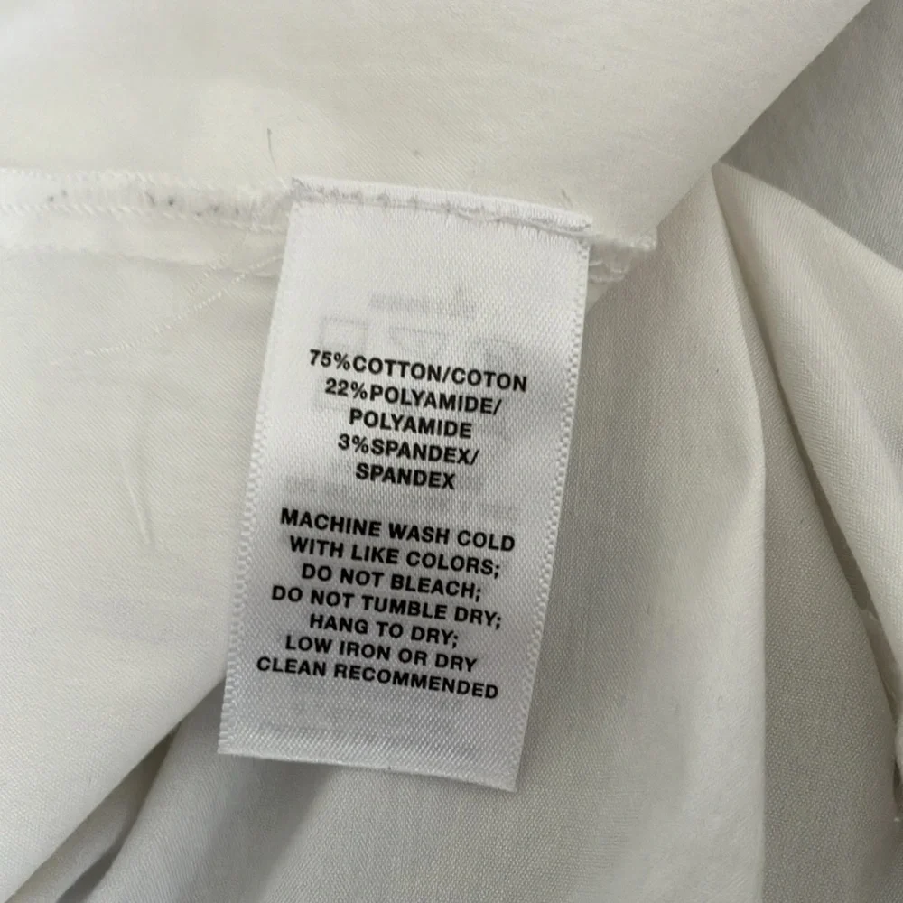 Lafayette 148 White Sleeveless Split-neck Top size XXL - Picture 9 of 11